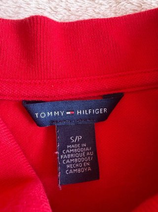 Polo Tommy Hilfiger Rojo Mujer