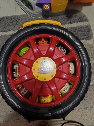 Pista V-tech con 8 coches
