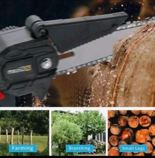 Motosega 2 Batterie 48V  6" Lubrificato a Olio