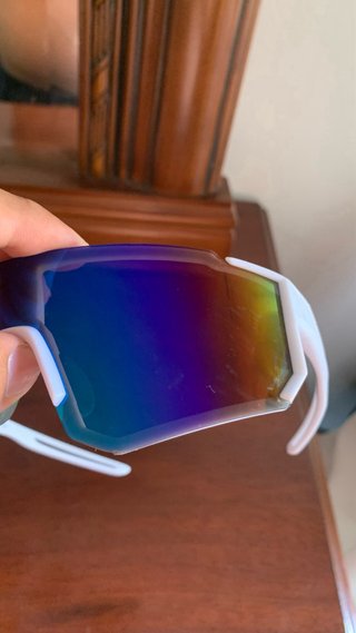 Gafas de Sol Deportivas Blancas y Multicolor