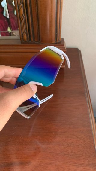 Gafas de Sol Deportivas Blancas y Multicolor