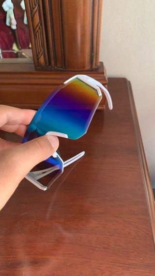 Gafas de Sol Deportivas Blancas y Multicolor