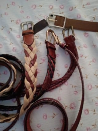 5 Cinture Pelle Cuoio Eleganti Sportive