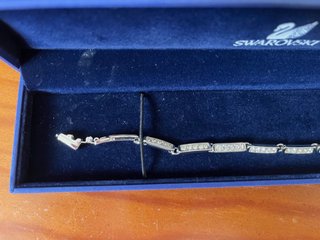 Pulsera Swarovski Plata