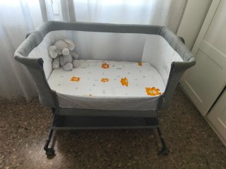 Minicuna colecho MS Comfy gris