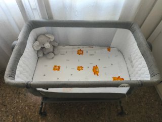 Minicuna colecho MS Comfy gris