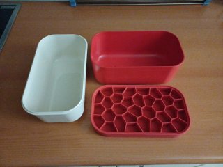 Cubitera de silicona roja