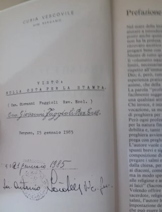 Cantici e Salmi Breviario Romano-Nulla Osta-Raro