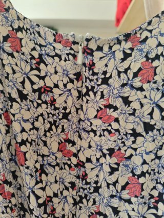 Mono largo estampado floral