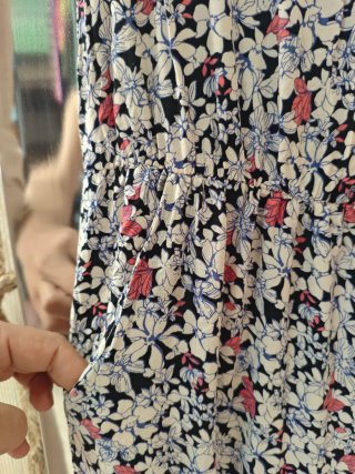 Mono largo estampado floral