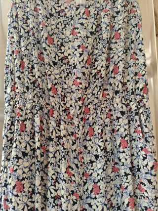 Mono largo estampado floral