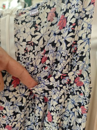 Mono largo estampado floral
