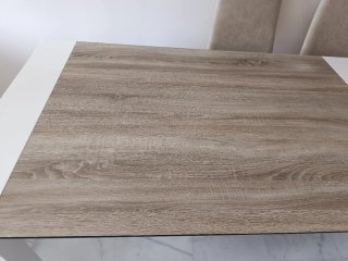 Mesa de comedor 1,53 M. extensible hasta 2,33 M.