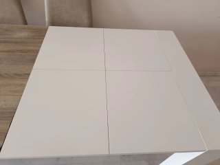 Mesa de comedor 1,53 M. extensible hasta 2,33 M.