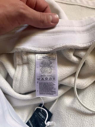 Pantalón corto Adidas blanco