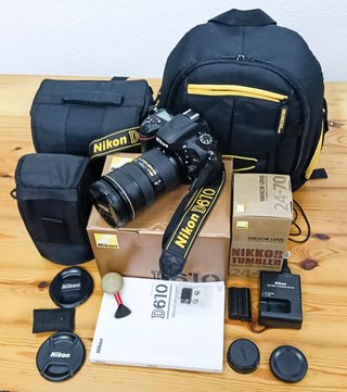 Nikon D610 + objetivo 24-70mm f/2.8