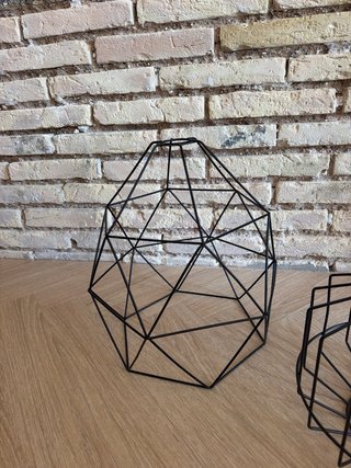 Tulipas metálicas negras Ikea (2 uds)