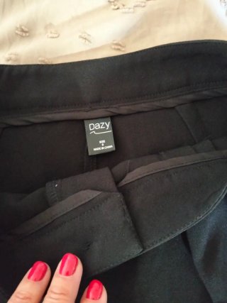 Pantalón vestir mujer negro talla S