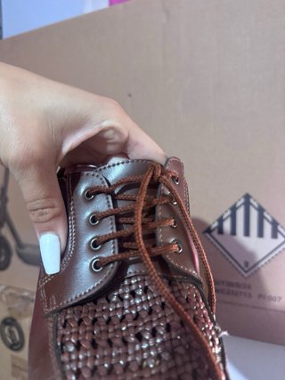 Zapatos Blucher Hombre Marrones