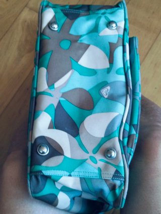 Bolsa de playa Roxy floral tipo vintage