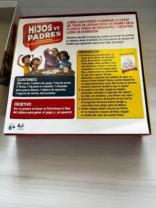 Juego de mesa Hijos vs Padres