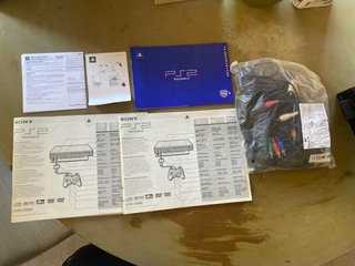 PlayStation 2 PS2 Sony Azul Caja Original