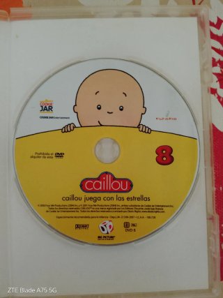 DVD Caillou Juega con las Estrellas