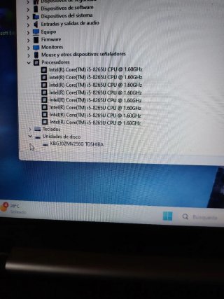 HP Portátil SSD i5 8ª Gen
