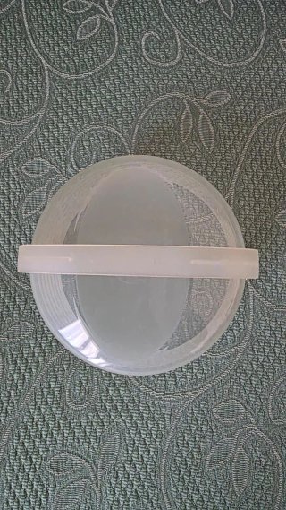 Porta CD Tupperware vintage a forma di porta torta