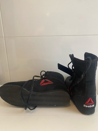Zapatillas Boxeo Reebok Negras Rojas
