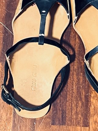 Sandali flat Miu Miu