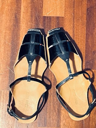 Sandali flat Miu Miu