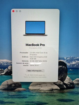 MacBook Pro 16 2019 i9
