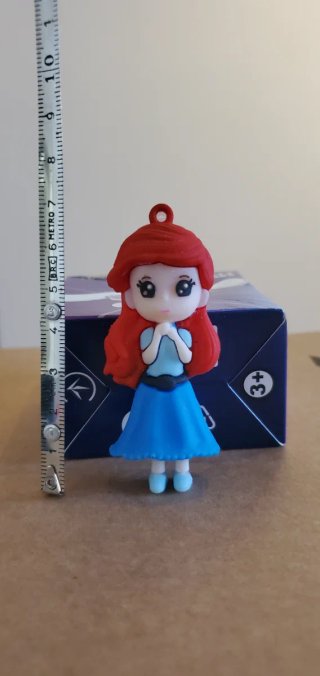 Colgante Ariel Princesa Disney Vestido Azul