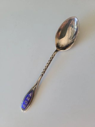 Cucharita Plata SONY Vintage Japón 80s