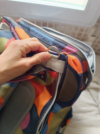 Mochila Cuna Extensible Portátil