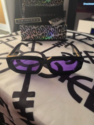 Gafas de sol DIAVLO negras lentes moradas
