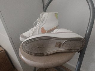 Zapatillas Nike Blazer Mid '77 Blancas Doradas