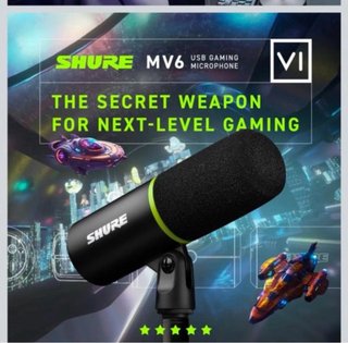 Shure MV6 Micrófono USB Gaming Negro