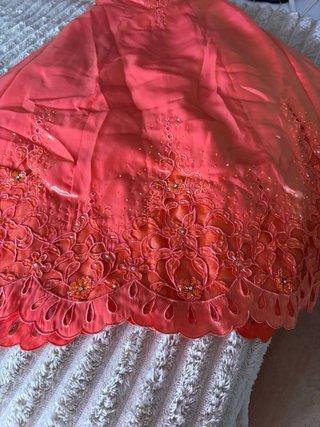 Vestido de fiesta naranja S
