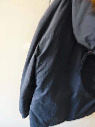 Abrigo Superdry azul marino y Rosa Talla XL