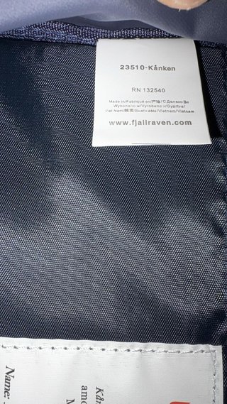 Zaino Fjallraven Kanken Blu Navy