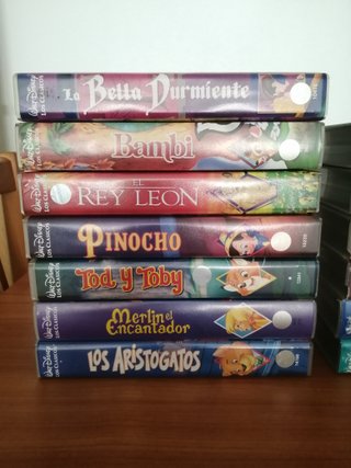 Lote Disney VHS Clásicos (Español)