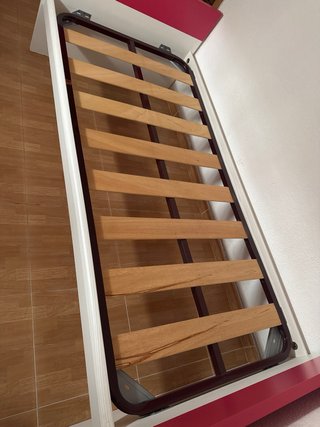 Cama individual 90cm con somier