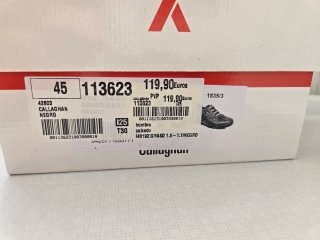 Zapatos Callaghan Talla 45 Negros
