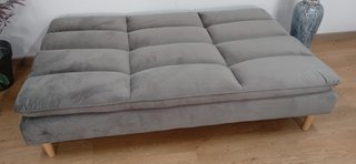 Sofá Cama ·Confort, Gris Oscuro·. Cómodo. ¡Oferta!