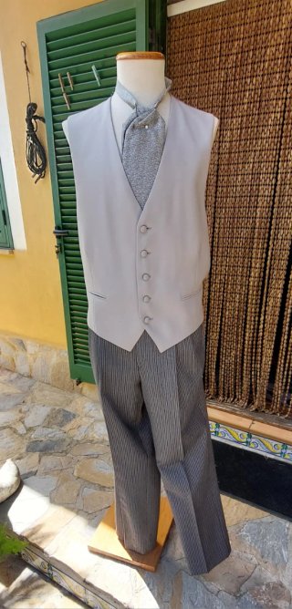 Frac Boda Talla 52 Negro/Gris