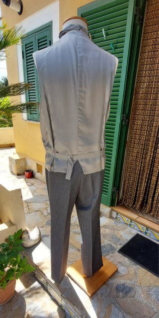 Frac Boda Talla 52 Negro/Gris