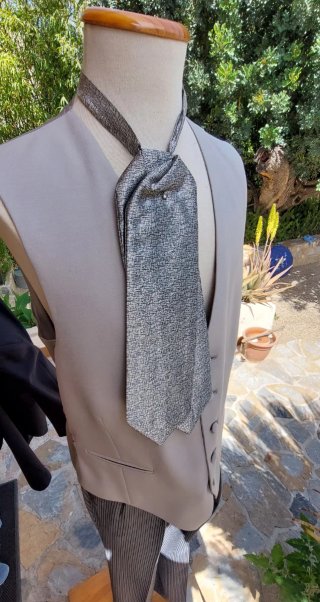 Frac Boda Talla 52 Negro/Gris