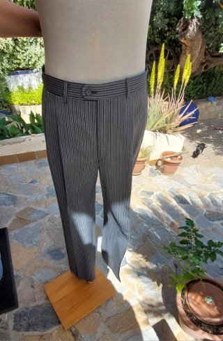 Frac Boda Talla 52 Negro/Gris